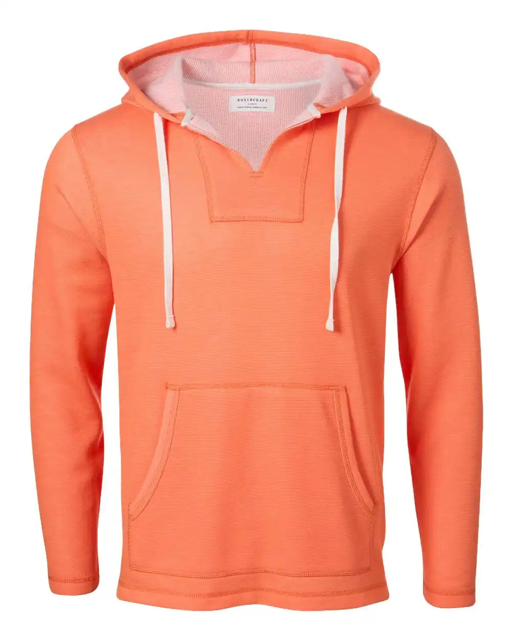 Boxercraft Bm5301 Baja Pullover - Mandarin Heather - Xs