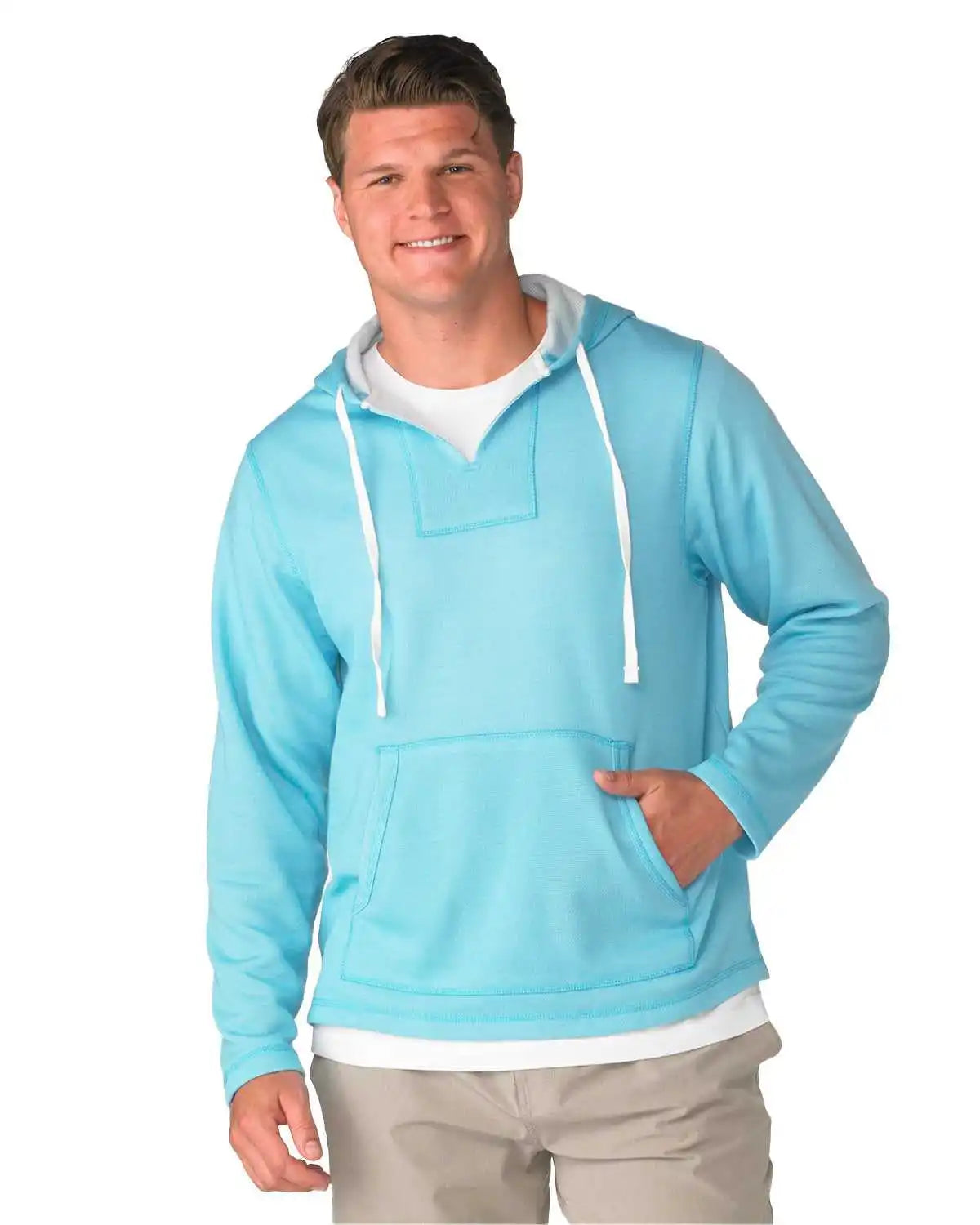 Boxercraft Bm5301 Baja Pullover - Pacific Blue Heather