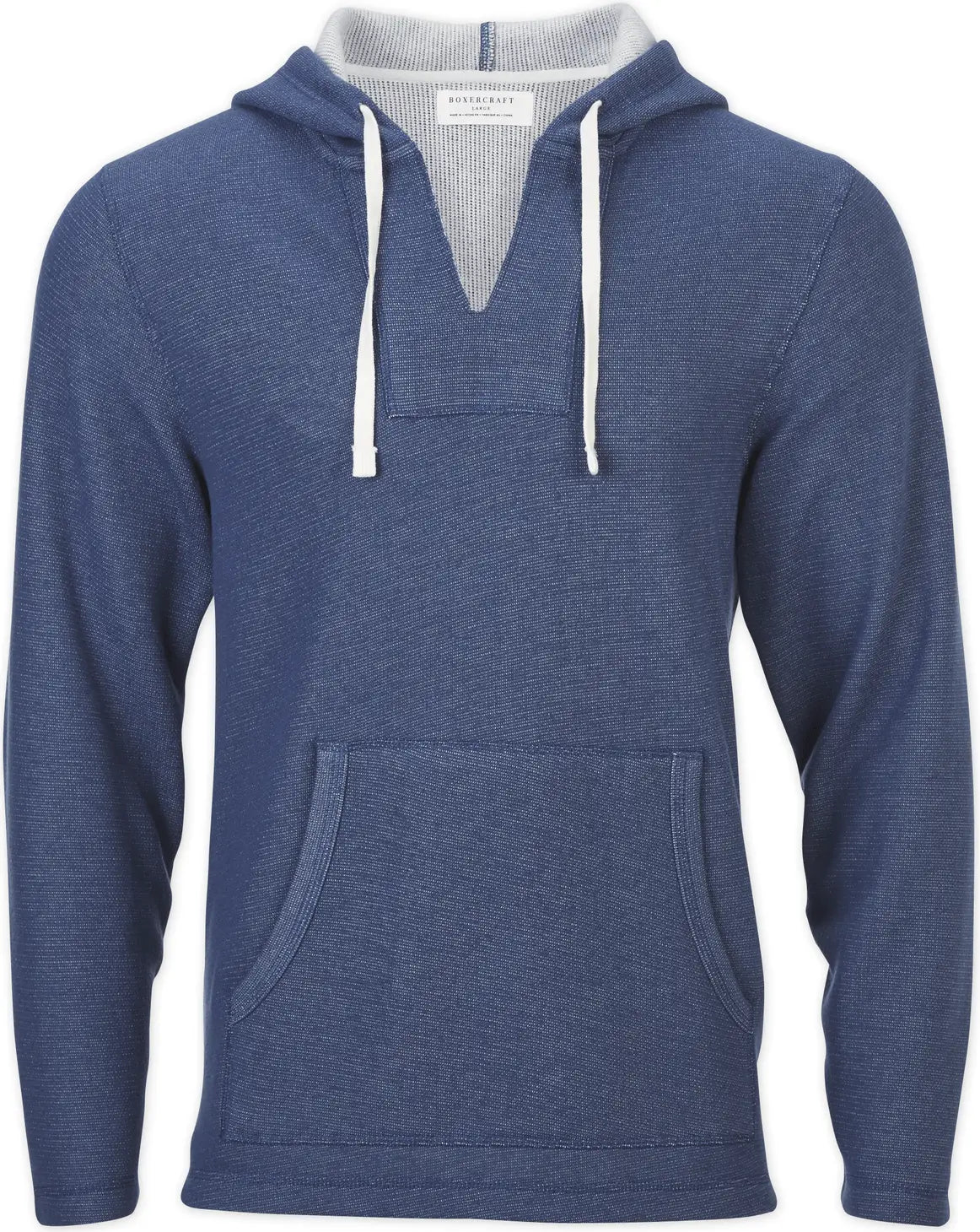 Boxercraft Bm5301 Fleece Baja Pullover - Indigo Heather - Navy / Adult Xs