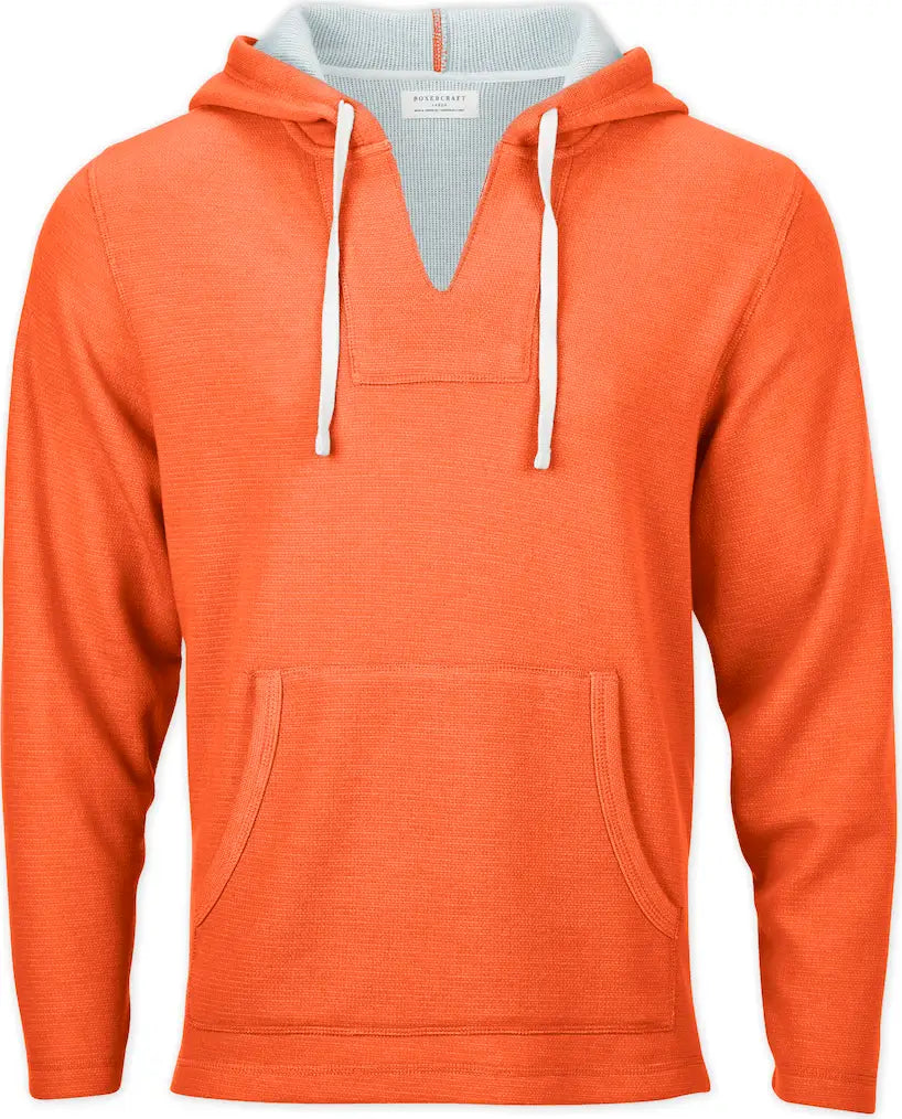 Boxercraft Bm5301 Fleece Baja Pullover - Mandarin Heahter - Orange / Adult Xs