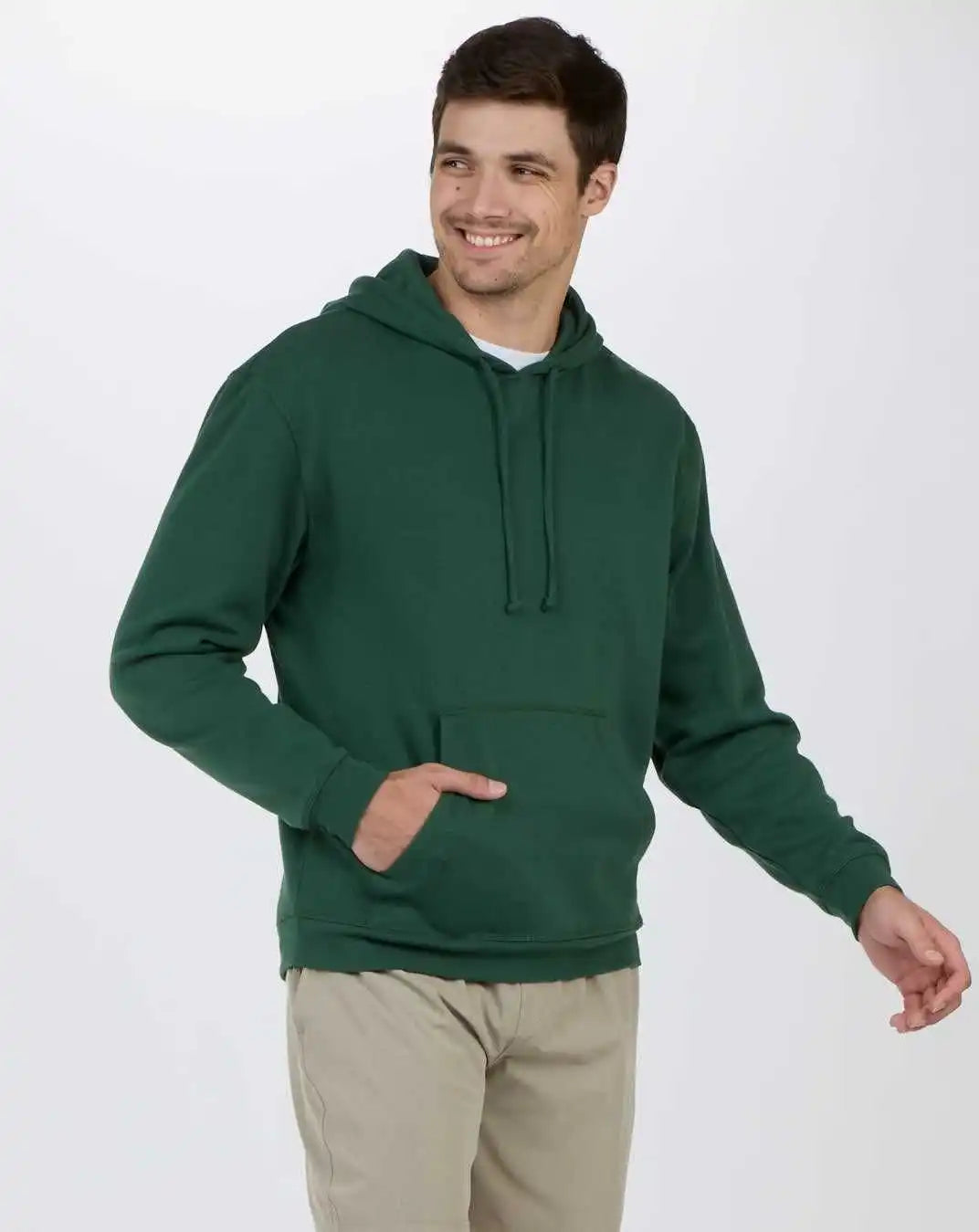 Boxercraft Bm5302 Fleece Hooded Pullover - Dark Green