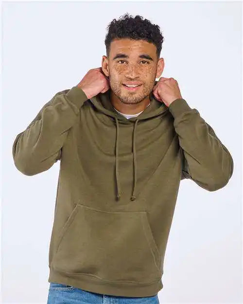 Boxercraft Bm5302 Fleece Hooded Pullover - Olive