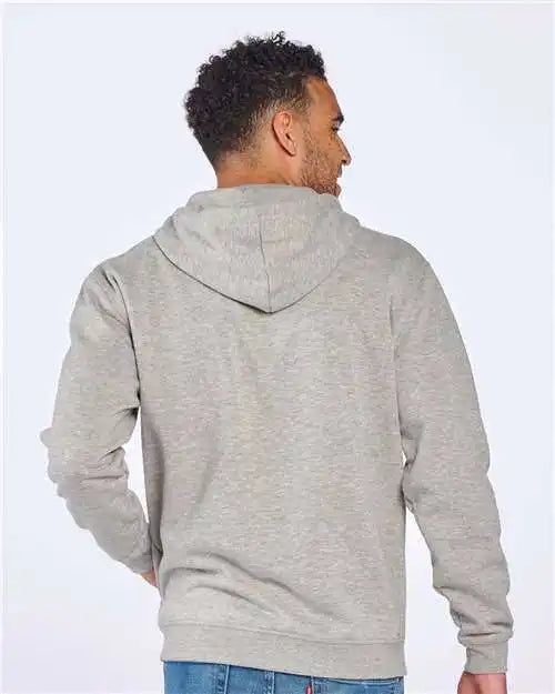 Boxercraft Bm5302 Fleece Hooded Pullover Oxford Heather