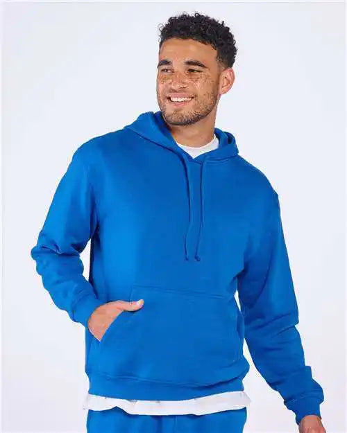 Boxercraft Bm5302 Fleece Hooded Pullover - Royal
