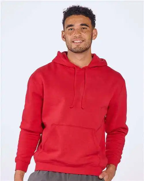 Boxercraft Bm5302 Fleece Hooded Pullover - True Red
