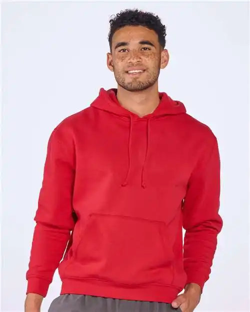 Boxercraft Bm5302 Fleece Hooded Pullover - True Red