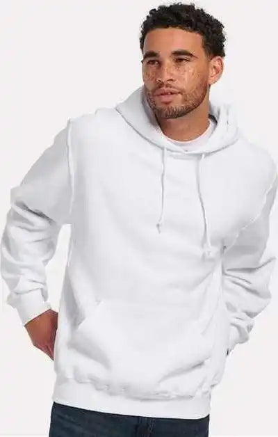 Boxercraft Bm5302 Fleece Hooded Pullover - White