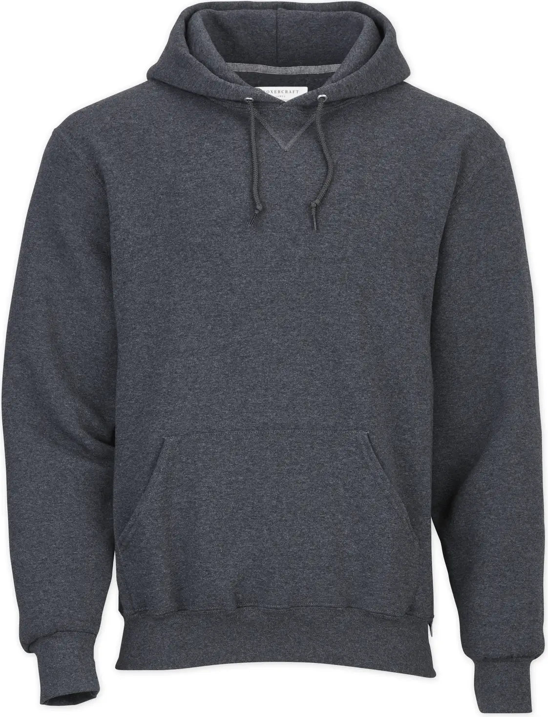 Boxercraft Bm5302 Fleece Hoodie - Charcoal Heather - Dark Gray / Adult Xs