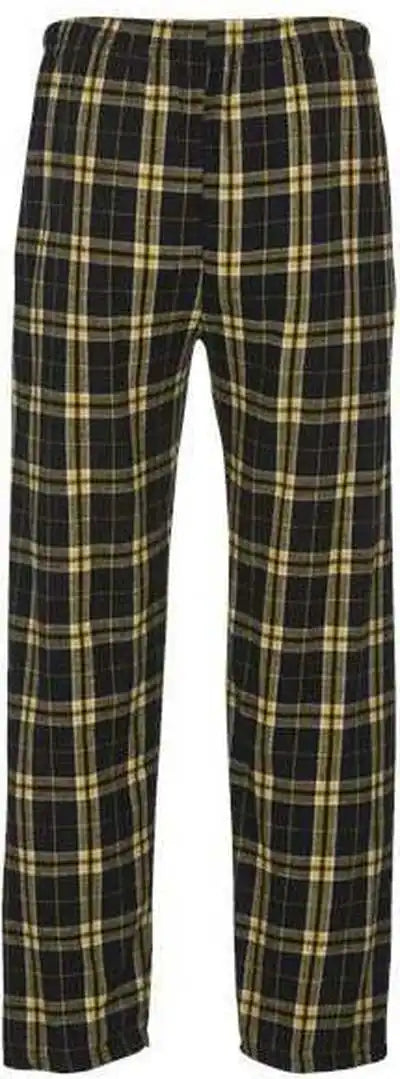 Boxercraft Bm6624 Harley Flannel Pants Black Gold