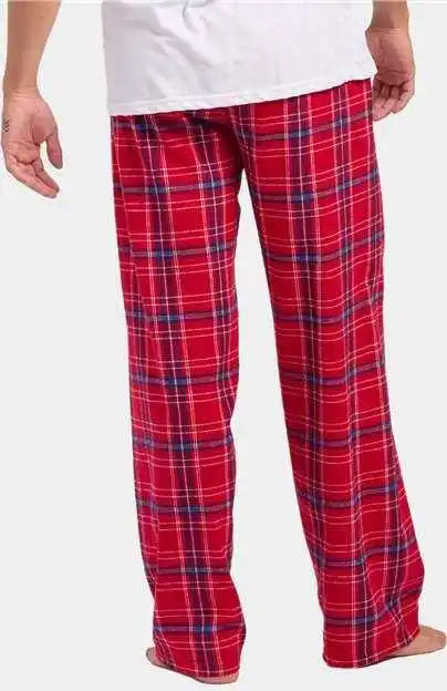 Boxercraft Bm6624 Harley Flannel Pants Brick Red Kingston