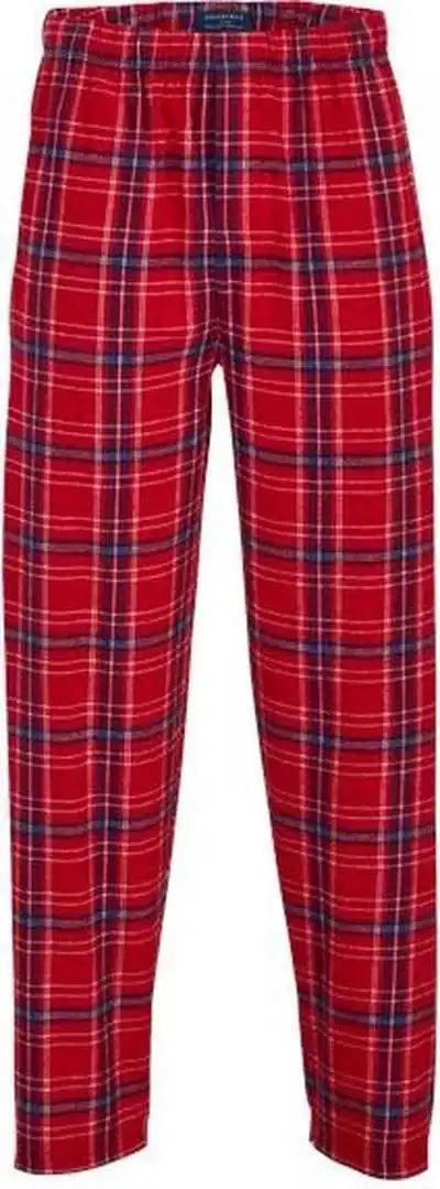 Boxercraft Bm6624 Harley Flannel Pants Brick Red Kingston