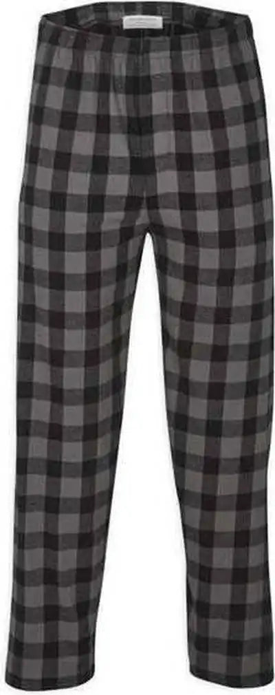 Boxercraft Bm6624 Harley Flannel Pants Charcoal Black Buffalo