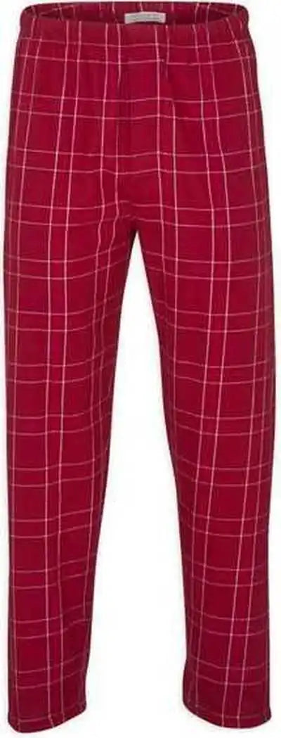 Boxercraft Bm6624 Harley Flannel Pants - Crimson Field Day Plaid