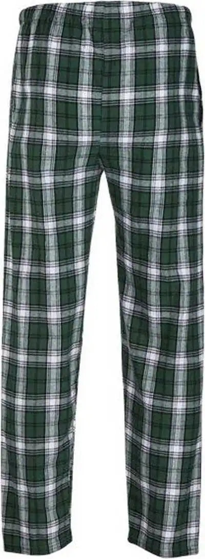 Boxercraft Bm6624 Harley Flannel Pants Green White