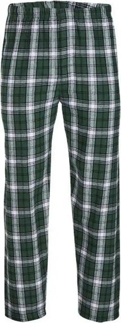 Boxercraft Bm6624 Harley Flannel Pants Green White