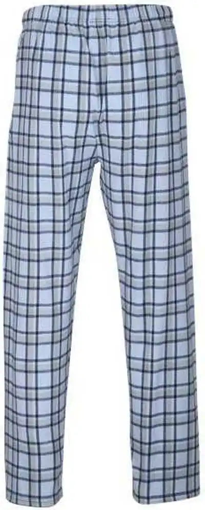 Boxercraft Bm6624 Harley Flannel Pants - Heritage Columbia Blue Plaid