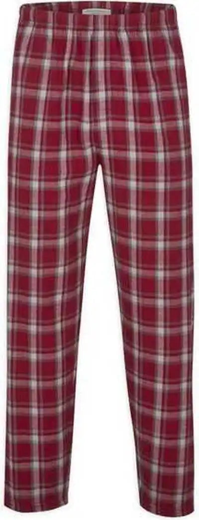 Boxercraft Bm6624 Harley Flannel Pants Heritage Garnet Plaid