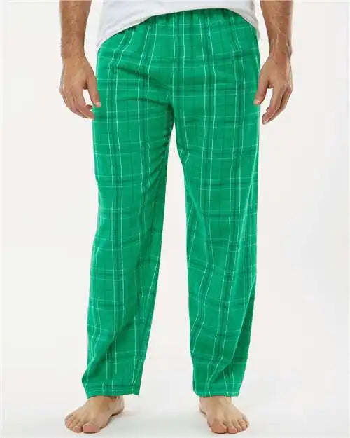 Boxercraft Bm6624 Harley Flannel Pants - Kelly Field Day Plaid