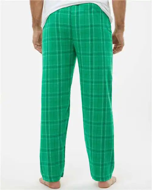 Boxercraft Bm6624 Harley Flannel Pants - Kelly Field Day Plaid
