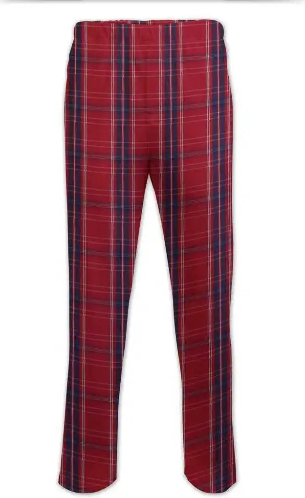 Boxercraft Bm6624 Harley Flannel Pants - Maroon Plaid