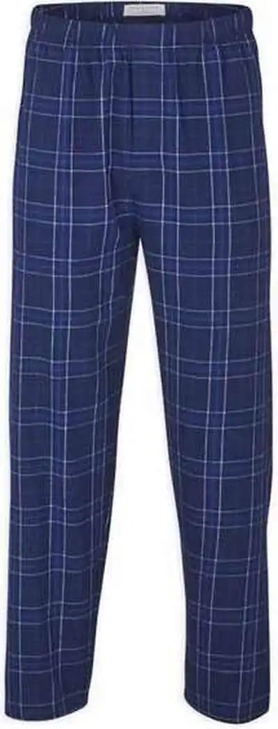 Boxercraft Bm6624 Harley Flannel Pants - Navy Field Day Plaid