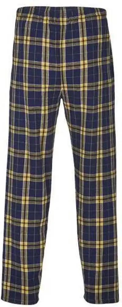 Boxercraft Bm6624 Harley Flannel Pants - Navy Gold