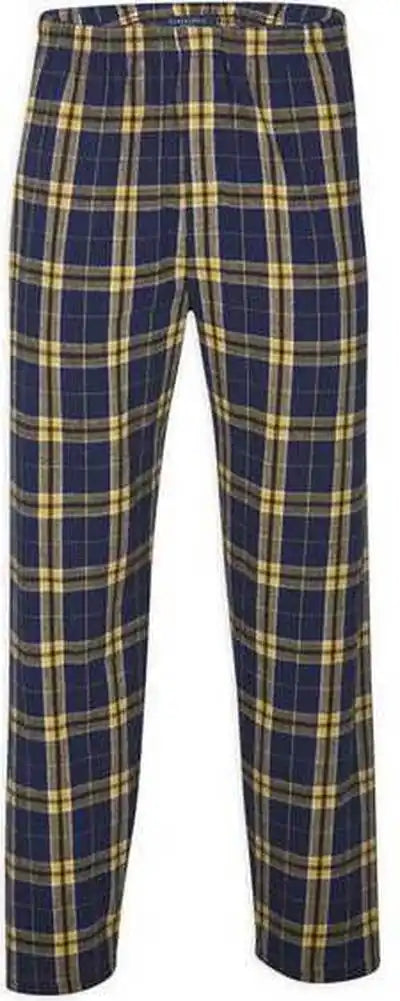 Boxercraft Bm6624 Harley Flannel Pants - Navy Gold