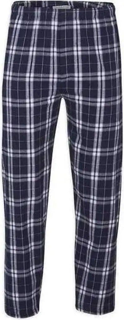Boxercraft Bm6624 Harley Flannel Pants Navy Silver