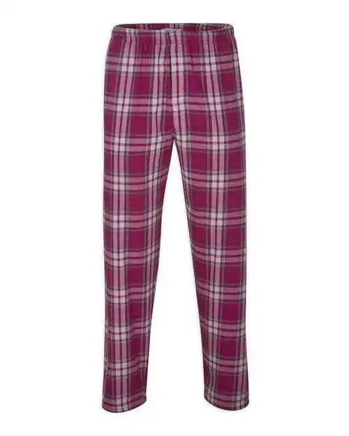 Boxercraft Bm6624 Harley Flannel Pants - Orchid Metro Plaid