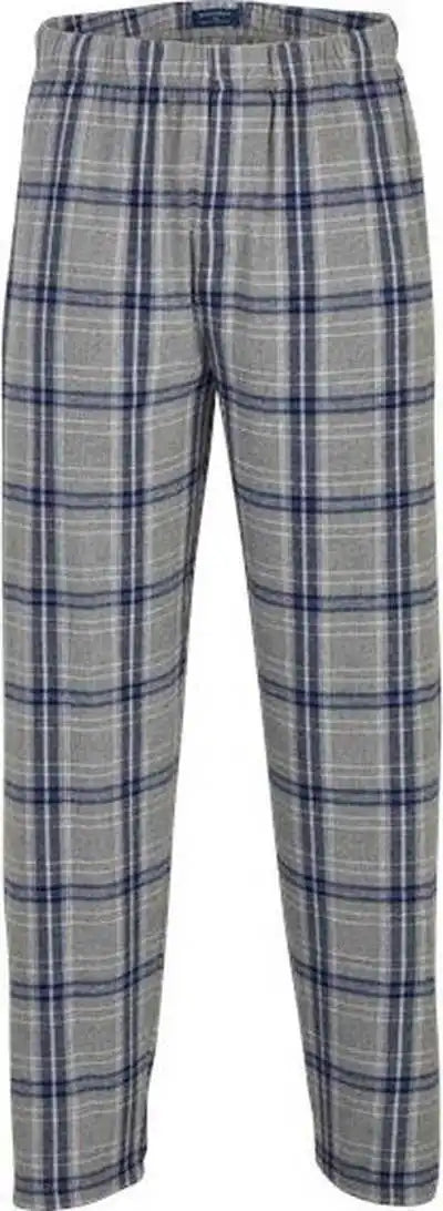 Boxercraft Bm6624 Harley Flannel Pants - Oxford Heather Navy Kingston