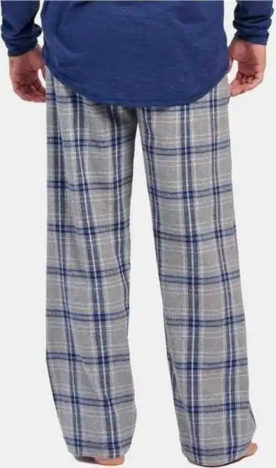 Boxercraft Bm6624 Harley Flannel Pants - Oxford Heather Navy Kingston