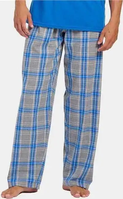 Boxercraft Bm6624 Harley Flannel Pants - Oxford Heather Royal Kingston