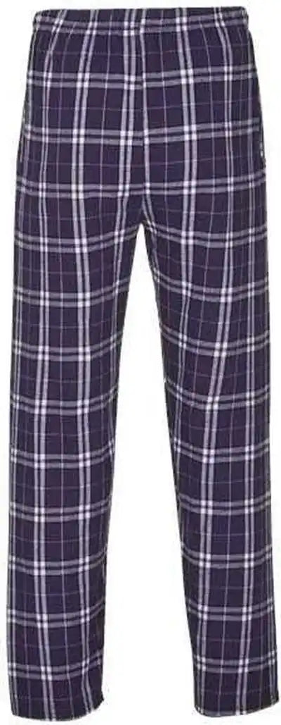Boxercraft Bm6624 Harley Flannel Pants Purple White