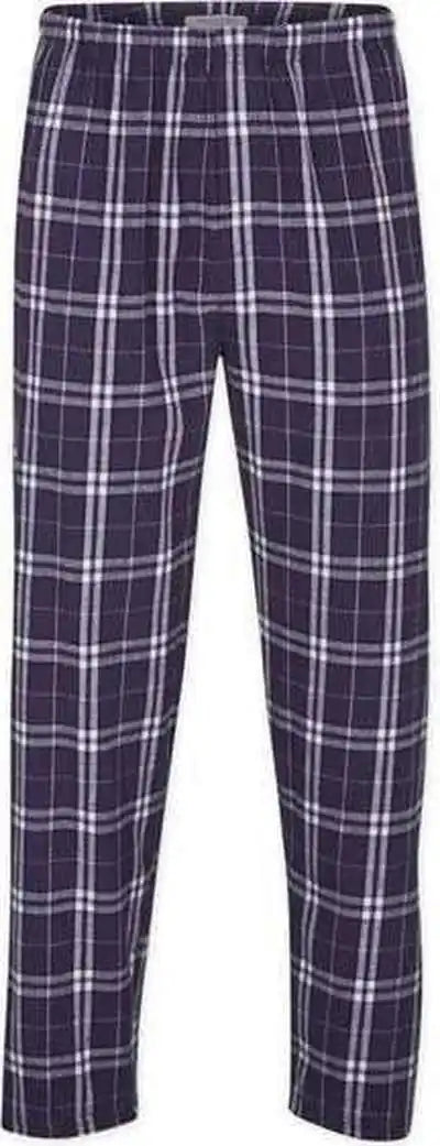 Boxercraft Bm6624 Harley Flannel Pants Purple White