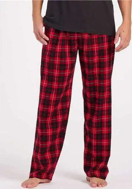 Boxercraft Bm6624 Harley Flannel Pants Red Black Plaid