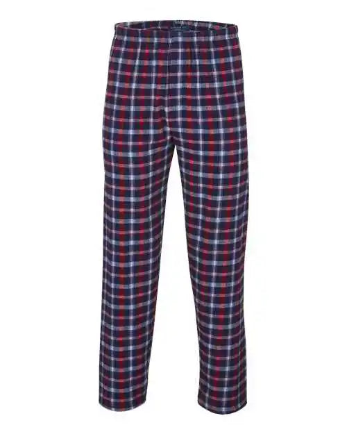 Boxercraft Bm6624 Harley Flannel Pants - Red Blue Plaid