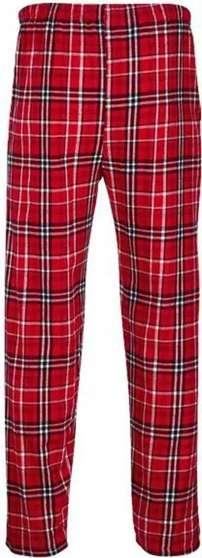 Boxercraft Bm6624 Harley Flannel Pants - Red White