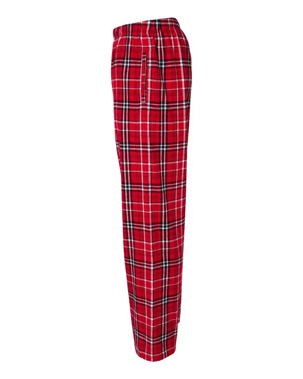 Boxercraft Bm6624 Harley Flannel Pants - Red White