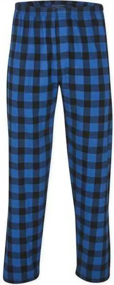 Boxercraft Bm6624 Harley Flannel Pants Royal Black Buffalo