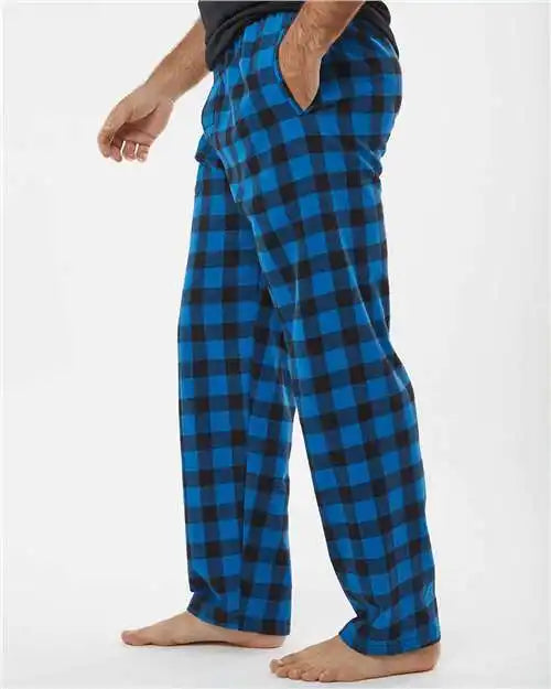 Boxercraft Bm6624 Harley Flannel Pants - Royal Black Buffalo
