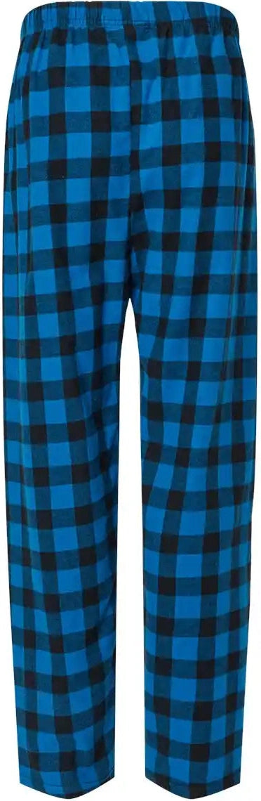Boxercraft Bm6624 Harley Flannel Pants - Royal Black Buffalo - Royal/ / Xs