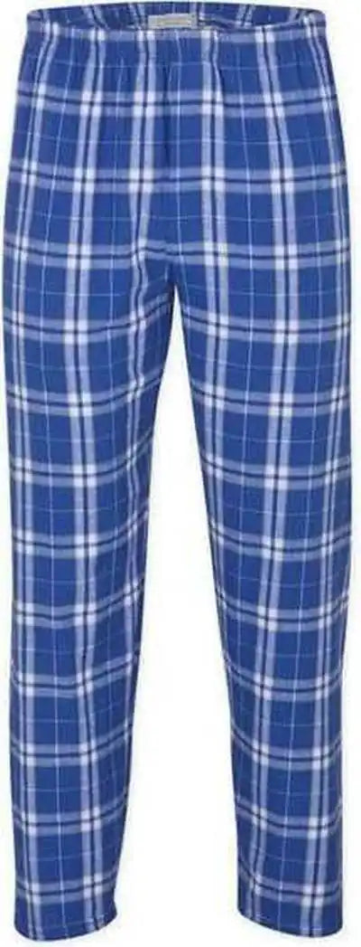 Boxercraft Bm6624 Harley Flannel Pants Royal Silver