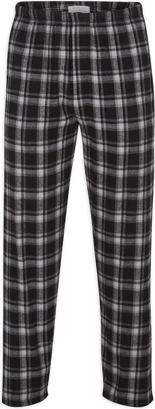 Boxercraft Bm6624 Mens Harley Flannel Pant F20/f29 - Heritage Black Plaid - Adult Xs