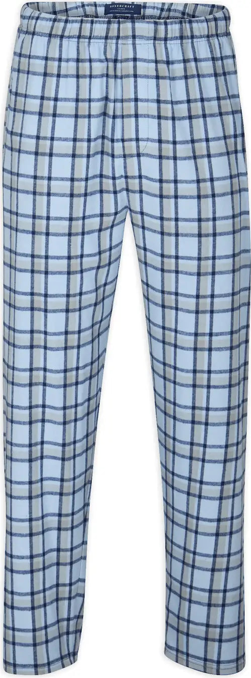 Boxercraft Bm6624 Mens Harley Flannel Pant F20/f29 - Heritage Carolina Blue - Adult Xs