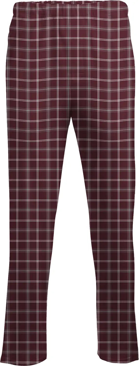 Boxercraft Bm6624 Mens Harley Flannel Pant F20/f29 - Vrsty Maroxf - Adult Xs