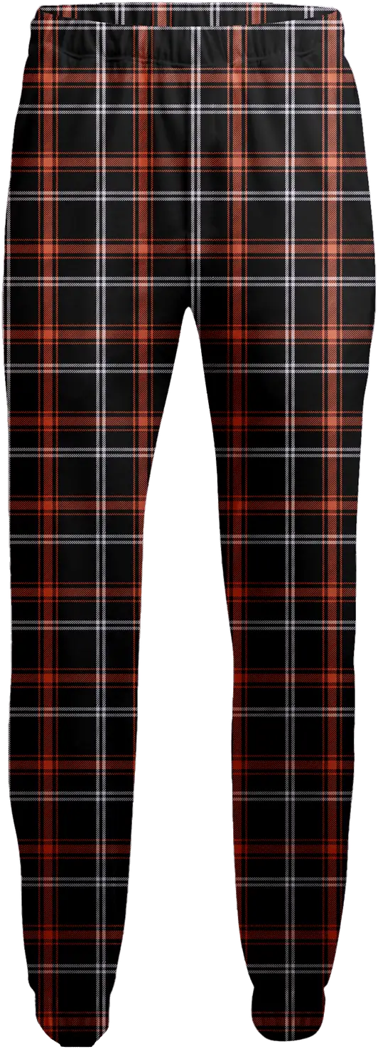 Boxercraft Bm6625 Adult Flannel Jogger - Bla Org Whi