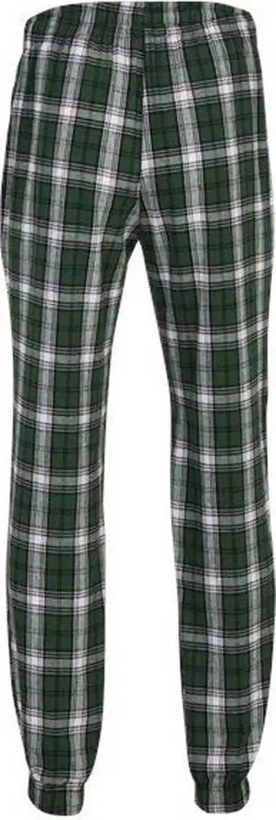 Boxercraft Bm6625 Flannel Joggers - Green White
