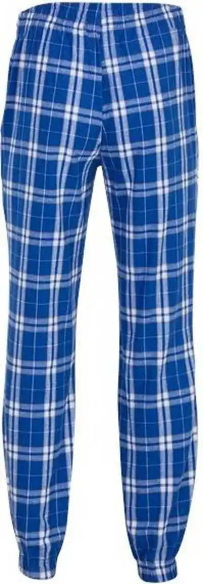 Boxercraft Bm6625 Flannel Joggers - Royal Silver