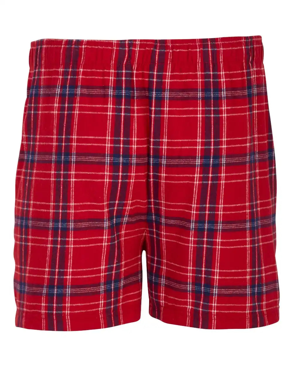 Boxercraft Bm6701 Double Brushed Flannel Boxers - Brick Red Kingston - Xs