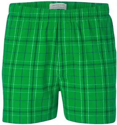 Boxercraft Bm6701 Double Brushed Flannel Boxers - Kelly Field Day Plaid